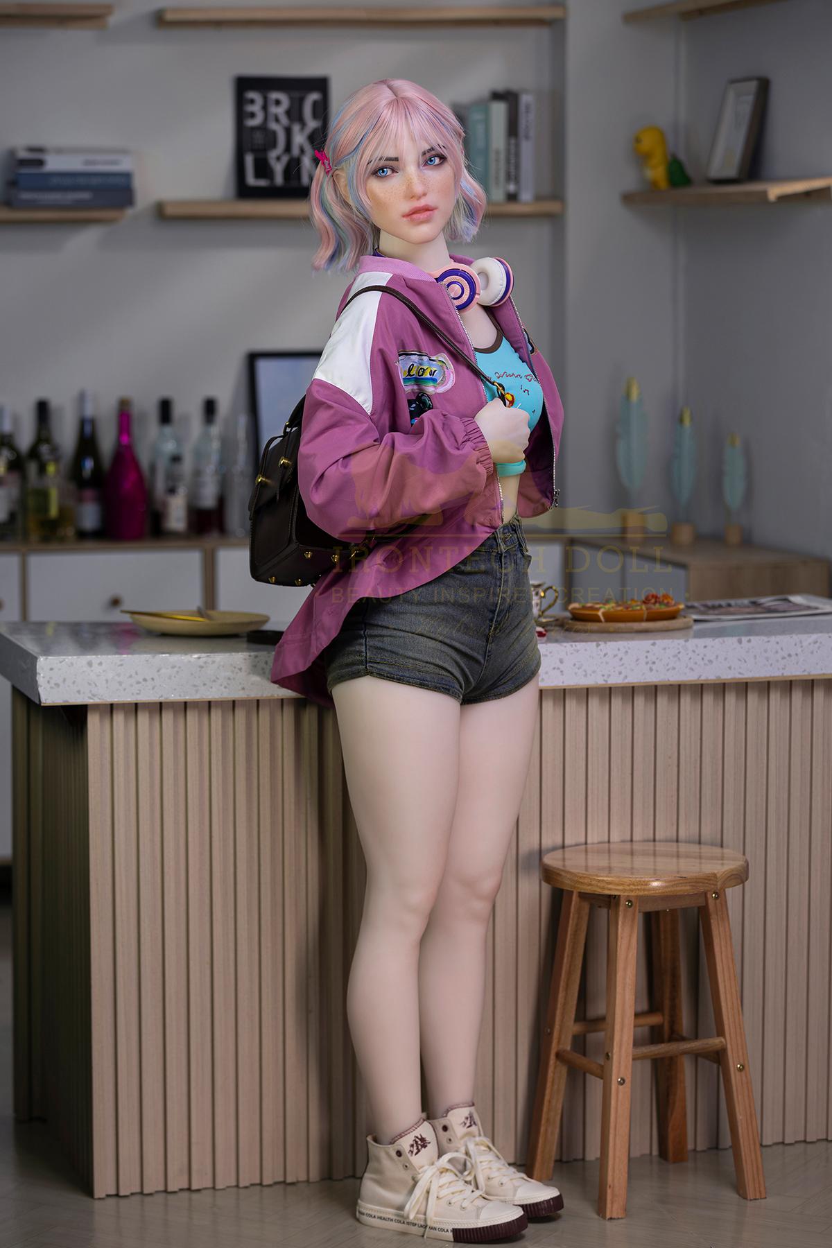 silicone sexdoll Giggi | sexdoll with pink hair 