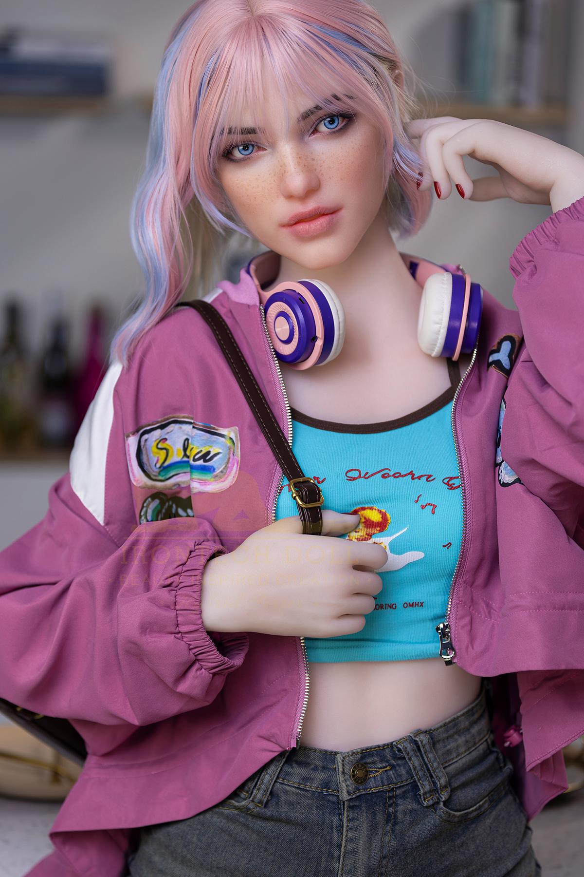 silicone sexdoll Giggi | sexdoll with pink hair 