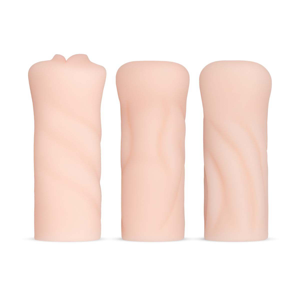 Set of 3 masturbators | pocket pussy with selection