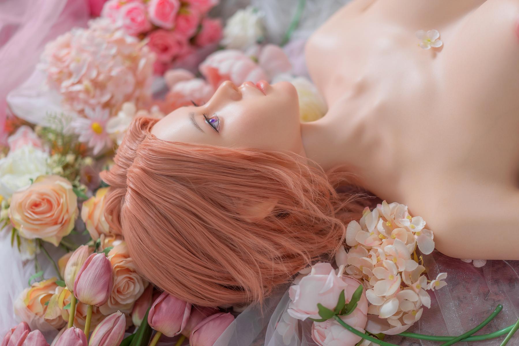 Hybrid sex doll Nelly | Manga sex doll with pink hair